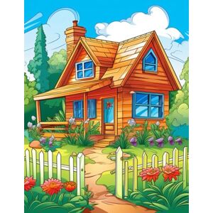 Santos, Nano Serene Farmhouse Coloring Book: Country Homes Surrounded by Blossoms and Calm 500 pages.: Perfect for all ages who dream of life among blossoms and barns. Santos, Nano Serene Farmhouse Coloring Book: Country Homes Surrounded by Blossoms and Calm 500 pages.: Perfect for all ages who dream of life among blossoms and barns.