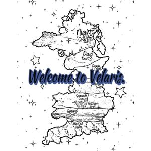 Cross Welcome to Velaris.: A Prythian inspired adult coloring book. Cross Welcome to Velaris.: A Prythian inspired adult coloring book.