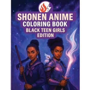 Jones, N D Shonen Anime Coloring Book: Black Teen Girls Edition: 4 Jones, N D Shonen Anime Coloring Book: Black Teen Girls Edition: 4