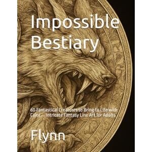 Flynn Impossible Bestiary: 60 Fantastical Creatures to Bring to Life with Color — Intricate Fantasy Line Art for Adults (The Coloring Rituals Series) Flynn Impossible Bestiary: 60 Fantastical Creatures to Bring to Life with Color — Intricate Fantasy Line Art for Adults (The Coloring Rituals Series)
