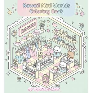 Kreiter, Christian Kawaii Mini Worlds Coloring Book: 50 niedliche kawaii-Szenen zum Entspannen und Kreieren (Papierwunders Ausmalbücher) Kreiter, Christian Kawaii Mini Worlds Coloring Book: 50 niedliche kawaii-Szenen zum Entspannen und Kreieren (Papierwunders Ausmalbücher)