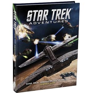 Flat River Group Impressions MUH0142201 Star Trek Adventures: Discovery (2256-2258) Campaign Guide Card Game, Black Flat River Group Impressions MUH0142201 Star Trek Adventures: Discovery (2256-2258) Campaign Guide Card Game, Black