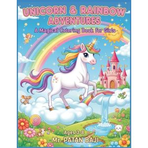 BAJI, MR PATAN Unicorn & Rainbow Adventures: A Magical Coloring Book for Girls: Sparkle & Dream: Over 45 Enchanting Pages of Unicorns, Fairies, Castles, and More for Kids Ages 3-8 BAJI, MR PATAN Unicorn & Rainbow Adventures: A Magical Coloring Book for Girls: Sparkle & Dream: Over 45 Enchanting Pages of Unicorns, Fairies, Castles, and More for Kids Ages 3-8