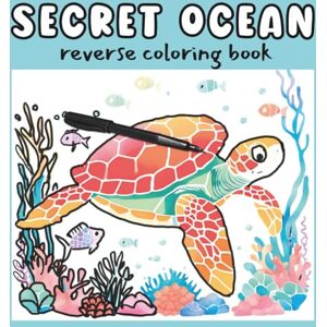 Studio, KuroSumi Ocean Reverse Coloring Book for Kids, Teens & Adults: Add the Lines to Relax & Create — Fun Ink Tracing Ocean Activity for Stress Relief & Creativity (Reverse coloring books) Studio, KuroSumi Ocean Reverse Coloring Book for Kids, Teens & Adults: Add the Lines to Relax & Create — Fun Ink Tracing Ocean Activity for Stress Relief & Creativity (Reverse coloring books)
