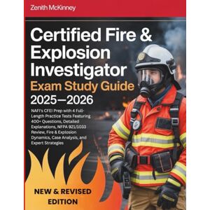 Mckinney, Zenith CERTIFIED FIRE & EXPLOSION INVESTIGATOR EXAM STUDY GUIDE 2025-2026: NAFI's CFEI Prep with 4 Full-Length Practice Tests Featuring 400+ Questions, ... Case Analysis, and Expert Strategies Mckinney, Zenith CERTIFIED FIRE & EXPLOSION INVESTIGATOR EXAM STUDY GUIDE 2025-2026: NAFI's CFEI Prep with 4 Full-Length Practice Tests Featuring 400+ Questions, ... Case Analysis, and Expert Strategies