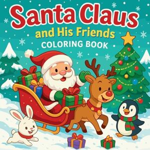 Martin, Chris Santa Claus and His Friends Coloring Book Martin, Chris Santa Claus and His Friends Coloring Book