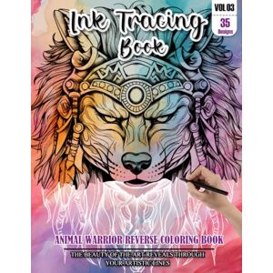 REESE, WESLEY Ink Tracing Book for Adults: Stress relief reverse Animal warrior ink tracing book for adults: mindfully Follow white lines to Uncover 35 Animal ... a perfect gift for Animal lovers(Vol-3) REESE, WESLEY Ink Tracing Book for Adults: Stress relief reverse Animal warrior ink tracing book for adults: mindfully Follow white lines to Uncover 35 Animal ... a perfect gift for Animal lovers(Vol-3)