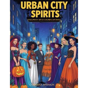 Johnson, Christina Urban City Spirits: Halloween Adult Coloring Journey: Creative Costumes and Spooky City Scenes for Relaxation and Fun Johnson, Christina Urban City Spirits: Halloween Adult Coloring Journey: Creative Costumes and Spooky City Scenes for Relaxation and Fun