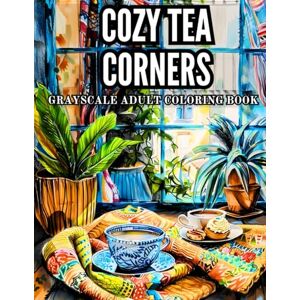 Barnett, Lily Cozy Tea Corners Grayscale Adult Coloring Book: 40 Pages of Delights Moments, Charming Rooms and Garden Relax Stress Relief and Relaxation Large Print ... Grayscale Adult Coloring Book Collection) Barnett, Lily Cozy Tea Corners Grayscale Adult Coloring Book: 40 Pages of Delights Moments, Charming Rooms and Garden Relax Stress Relief and Relaxation Large Print ... Grayscale Adult Coloring Book Collection)