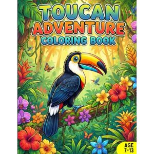 RIBEIRO N, JAMISSON TOUCAN ADVENTURE COLORING BOOK: Awesome Toucan coloring Book For kids Age 7-13 RIBEIRO N, JAMISSON TOUCAN ADVENTURE COLORING BOOK: Awesome Toucan coloring Book For kids Age 7-13