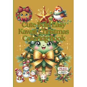 Boutique, Once In A Blue Moon Cute Bold Easy Kawaii Christmas Coloring Book (Cute Kawaii Christmas Coloring Book) Boutique, Once In A Blue Moon Cute Bold Easy Kawaii Christmas Coloring Book (Cute Kawaii Christmas Coloring Book)