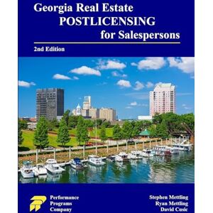 Mettling, Stephen Georgia Real Estate Postlicensing for Salespersons Mettling, Stephen Georgia Real Estate Postlicensing for Salespersons