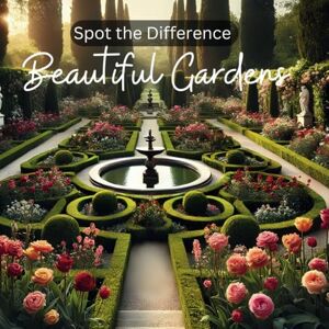 Hands Books, Busy Search and Find for Seniors: Spot the Difference: Beautiful Gardens: Large Print Hidden Picture Activity Book for Adults Hands Books, Busy Search and Find for Seniors: Spot the Difference: Beautiful Gardens: Large Print Hidden Picture Activity Book for Adults