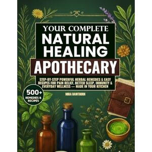 Hawthorn, Mira Your Complete Natural Healing Apothecary: Step-by-Step Powerful Herbal Remedies & Easy Recipes for Pain Relief, Better Sleep, Immunity & Everyday Wellness — Made in Your Kitchen Hawthorn, Mira Your Complete Natural Healing Apothecary: Step-by-Step Powerful Herbal Remedies & Easy Recipes for Pain Relief, Better Sleep, Immunity & Everyday Wellness — Made in Your Kitchen