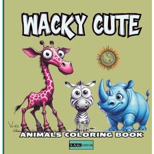 Marino, VNG Gianluca Wacky Cute Animals – A fun and unique coloring book with whimsical creatures for all ages and creative minds: Let your imagination run wild with this ... animal coloring book – perfect for all ages Marino, VNG Gianluca Wacky Cute Animals – A fun and unique coloring book with whimsical creatures for all ages and creative minds: Let your imagination run wild with this ... animal coloring book – perfect for all ages