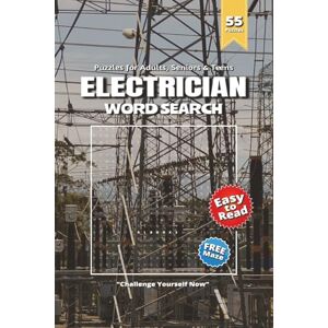 Books, RL Electrician Word Search Puzzle Book: Fun Word Searches Featuring Disconnection Switch, Voltage, Breakers & More 6 x 9 Inches, 110 Pages Over 50 Fun Puzzles for Electricians, Travel or Vacations Books, RL Electrician Word Search Puzzle Book: Fun Word Searches Featuring Disconnection Switch, Voltage, Breakers & More 6 x 9 Inches, 110 Pages Over 50 Fun Puzzles for Electricians, Travel or Vacations
