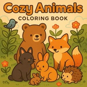 Lvov, Lavrenty Cozy Animals: Coloring Book for Adults and Kids Featuring Cozy Animal Friends in Daily Activities for Relaxation (The Cozy World Series) Lvov, Lavrenty Cozy Animals: Coloring Book for Adults and Kids Featuring Cozy Animal Friends in Daily Activities for Relaxation (The Cozy World Series)