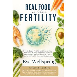 Wellspring, Eva REAL FOOD TO ACHIEVE FERTILITY: How to Boost Fertility and Nourish Your Body for a Healthy Pregnancy, Without Confusion or Restrictive Diets, Even If You Struggle with Hormonal Imbalances Wellspring, Eva REAL FOOD TO ACHIEVE FERTILITY: How to Boost Fertility and Nourish Your Body for a Healthy Pregnancy, Without Confusion or Restrictive Diets, Even If You Struggle with Hormonal Imbalances