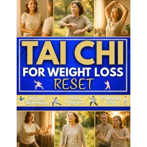 Li, Julian Tao Tai Chi for Weight Loss Reset: 4-Week Plan to Reactivate Your Metabolism and Feel Light Again Simple Daily Routines with 50 Clear Illustrations that Boost Energy, Tone Muscles & Soothe Spirit Li, Julian Tao Tai Chi for Weight Loss Reset: 4-Week Plan to Reactivate Your Metabolism and Feel Light Again Simple Daily Routines with 50 Clear Illustrations that Boost Energy, Tone Muscles & Soothe Spirit