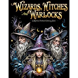 Designz, AMB Wizards, Witches & Warlocks: A Mystical Portrait Coloring Book: A Spellbinding Grayscale Fantasy Coloring Book of Mystical Portraits Over 50 Light ... A Fantasy Coloring Series for Adults) Designz, AMB Wizards, Witches & Warlocks: A Mystical Portrait Coloring Book: A Spellbinding Grayscale Fantasy Coloring Book of Mystical Portraits Over 50 Light ... A Fantasy Coloring Series for Adults)