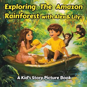Wnek, Elina Exploring The Amazon Rainforest with Alex & Lily: A Kid's Story Picture Book Wnek, Elina Exploring The Amazon Rainforest with Alex & Lily: A Kid's Story Picture Book