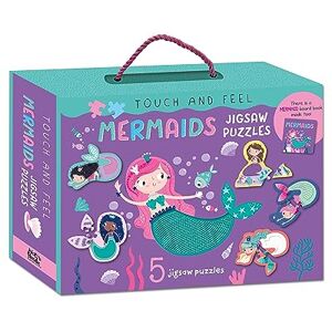 North Parade Publishing SILPZ10 Mermaids Board Book and Puzzle, Multicoloured North Parade Publishing SILPZ10 Mermaids Board Book and Puzzle, Multicoloured