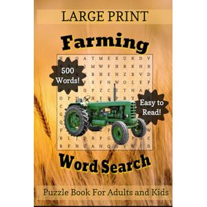 Hughy, Dilly Farming Word Search: Fun Farm Themed Brain Teaser Puzzle Book in Large Print for Every Generation (Puzzle Quest) Hughy, Dilly Farming Word Search: Fun Farm Themed Brain Teaser Puzzle Book in Large Print for Every Generation (Puzzle Quest)