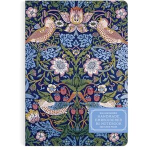 Galison William Morris Strawberry Thief Handmade Embroidered B5 Journal Galison William Morris Strawberry Thief Handmade Embroidered B5 Journal