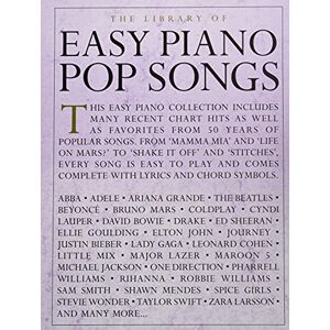 Various The Library of Easy Piano Pop Songs Various The Library of Easy Piano Pop Songs