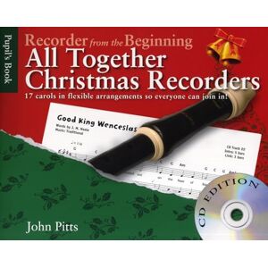 Various John Pitts Recorder From The Beginning All Together Christmas Bk/Cd Various John Pitts Recorder From The Beginning All Together Christmas Bk/Cd