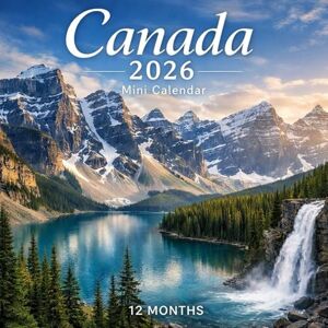 Canada Souvenir Canada 2026 Mini Calendar – 12 Months Canada Souvenir Canada 2026 Mini Calendar – 12 Months