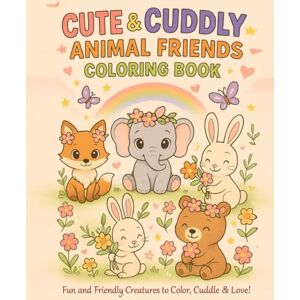 Publishing, Dreamline Animal World Coloring Book: From the Wild to Your Home – Cute Creatures to Color (Animals) Publishing, Dreamline Animal World Coloring Book: From the Wild to Your Home – Cute Creatures to Color (Animals)