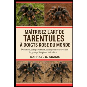 D. ADAMS, RAPHAEL MAÎTRISEZ L'ART DES TARENTULES À DOIGTS ROSE DU MONDE: Évolution, comportement, écologie et conservation du groupe d'espèces Avicularia D. ADAMS, RAPHAEL MAÎTRISEZ L'ART DES TARENTULES À DOIGTS ROSE DU MONDE: Évolution, comportement, écologie et conservation du groupe d'espèces Avicularia
