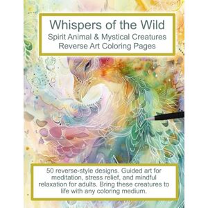 Munro Whispers of the Wild. Spirit Animal & Mystical Creatures Reverse Art Coloring Pages: 50 reverse-style designs. Guided art for meditation, stress ... with any coloring medium. (Art In Reverse) Munro Whispers of the Wild. Spirit Animal & Mystical Creatures Reverse Art Coloring Pages: 50 reverse-style designs. Guided art for meditation, stress ... with any coloring medium. (Art In Reverse)