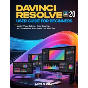 Gray, Alex D. DaVinci Resolve 20 User Guide for Beginners: Master Video Editing, Color Grading, and Professional Post-Production Workflow Gray, Alex D. DaVinci Resolve 20 User Guide for Beginners: Master Video Editing, Color Grading, and Professional Post-Production Workflow