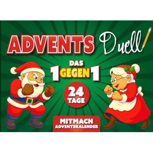 Meyer, Emma Das Advents-Duell: 24 festliche Stift-und-Papier-Spiele zum Mitmachen im Adventskalender-Buch für Paare, Freunde und Familie – das perfekte Geschenk zu Weihnachten Meyer, Emma Das Advents-Duell: 24 festliche Stift-und-Papier-Spiele zum Mitmachen im Adventskalender-Buch für Paare, Freunde und Familie – das perfekte Geschenk zu Weihnachten
