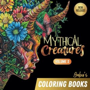 Coloring Books, Gabu's Coloring Book for Adults: Mythical Creatures Volume 2 Coloring Books, Gabu's Coloring Book for Adults: Mythical Creatures Volume 2