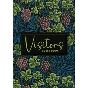 three over eight classic Visitors Guest Book: Welcome Sign in Book for Hotels, B&B, Airbnb, VRBO, Guest Houses, Motels, Cabin, Cottages, Vineyards & Winery Visitors. 7x10" Hardcover Floral Grape Vine Design three over eight classic Visitors Guest Book: Welcome Sign in Book for Hotels, B&B, Airbnb, VRBO, Guest Houses, Motels, Cabin, Cottages, Vineyards & Winery Visitors. 7x10" Hardcover Floral Grape Vine Design
