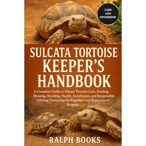 HOOKS, RALPH SULCATA TORTOISE KEEPER 'S HANDBOOK: A Complete Guide to Sulcata Tortoise Care, Feeding, Housing, Breeding, Health, Enrichment, and Responsible Lifelong Ownership for Beginners and Experienced Keepers HOOKS, RALPH SULCATA TORTOISE KEEPER 'S HANDBOOK: A Complete Guide to Sulcata Tortoise Care, Feeding, Housing, Breeding, Health, Enrichment, and Responsible Lifelong Ownership for Beginners and Experienced Keepers