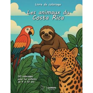 JUNGLE, Niko 50 coloriages d’animaux du Costa Rica – Pour les enfants de 4 à 10 ans: Un livre amusant et éducatif à colorier avec des animaux tropicaux réalistes et mignons JUNGLE, Niko 50 coloriages d’animaux du Costa Rica – Pour les enfants de 4 à 10 ans: Un livre amusant et éducatif à colorier avec des animaux tropicaux réalistes et mignons