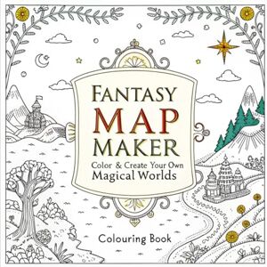 Das, Bikram Fantasy Map Maker: Color & Create Your Own Magical Worlds.: Colouring Book Das, Bikram Fantasy Map Maker: Color & Create Your Own Magical Worlds.: Colouring Book