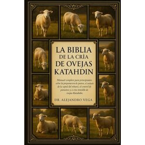 Vega+ LA BIBLIA DE LA CRÍA DE OVEJAS KATAHDIN: Manual completo para principiantes sobre la preparación de pastos, el cuidado de la salud del rebaño, el ... y la cría rentable de ovejas Katahdin. Vega+ LA BIBLIA DE LA CRÍA DE OVEJAS KATAHDIN: Manual completo para principiantes sobre la preparación de pastos, el cuidado de la salud del rebaño, el ... y la cría rentable de ovejas Katahdin.