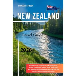 Frost, Rowan D. New Zealand Travel Guide 2026: A Deep Travel Companion to Māori Culture, Pacific Landscapes, Iconic Trails, Road Trips, and the Most Stunning Destinations Across the North & South Islands (Full-Color) Frost, Rowan D. New Zealand Travel Guide 2026: A Deep Travel Companion to Māori Culture, Pacific Landscapes, Iconic Trails, Road Trips, and the Most Stunning Destinations Across the North & South Islands (Full-Color)