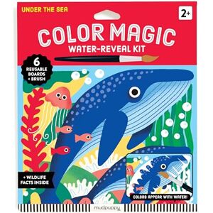 Mudpuppy Under The Sea – Color Magic Water Reveal Kit with Illustrations of Ocean Creatures for Children Ages 2 and Up Mudpuppy Under The Sea – Color Magic Water Reveal Kit with Illustrations of Ocean Creatures for Children Ages 2 and Up