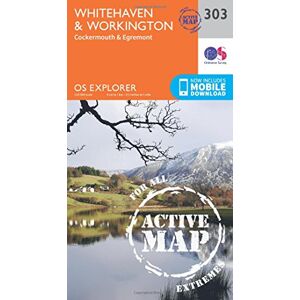 Ordnance Survey Whitehaven & Workington Map Weatherproof Cockermouth & Egremont OS Explorer Active Map 303 England Walks Hiking Maps Adventure Ordnance Survey Whitehaven & Workington Map Weatherproof Cockermouth & Egremont OS Explorer Active Map 303 England Walks Hiking Maps Adventure