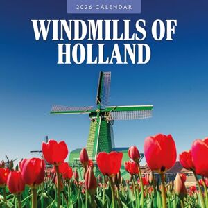 Red Robin Windmills of Holland 2026 Square Wall Calendar Red Robin Windmills of Holland 2026 Square Wall Calendar