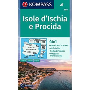 A préciser Isole d'Ischia e Procida D/I/E/F (680): 4in1 Wanderkarte, mit Aktiv Guide, Seekarte und Ortsplänen. A préciser Isole d'Ischia e Procida D/I/E/F (680): 4in1 Wanderkarte, mit Aktiv Guide, Seekarte und Ortsplänen.