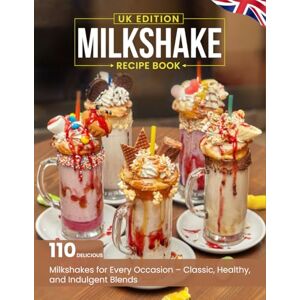 D. Hardy, Sara Milkshake Recipe Book UK: 110 Creamy & Delicious Milkshake from Classic to Vegan and Indulgent Treats D. Hardy, Sara Milkshake Recipe Book UK: 110 Creamy & Delicious Milkshake from Classic to Vegan and Indulgent Treats