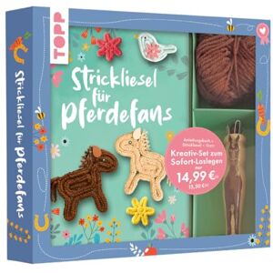 Ritterhoff, Anja Kreativ-Set Strickliesel für Pferdefans: Buch (32 Seiten, DIN A5, Softcover) mit Strickliesel und Garn (100% Polyacryl). Ritterhoff, Anja Kreativ-Set Strickliesel für Pferdefans: Buch (32 Seiten, DIN A5, Softcover) mit Strickliesel und Garn (100% Polyacryl).