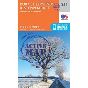 Ordnance Survey Bury St Edmunds & Stowmarket Map Weatherproof Debenham & Elmswell OS Explorer Active Map 211 England Walks Hiking Maps Adventure Ordnance Survey Bury St Edmunds & Stowmarket Map Weatherproof Debenham & Elmswell OS Explorer Active Map 211 England Walks Hiking Maps Adventure